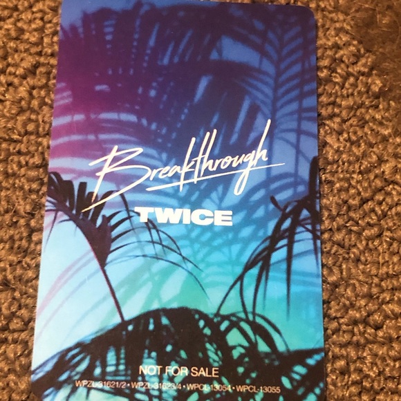 *6 for $10!* Twice Group Photocard Breakthrough 5th Single Japanese Album Kpop - Picture 6 of 8